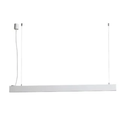 Luxe LED-riippuvalaisin, valkoinen, pituus 112,5 cm, metallia, 4000 K