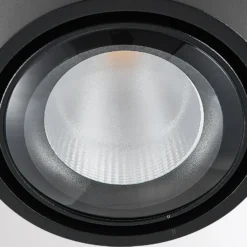 MAG MINI -LED-ulkokattolamppu, musta, Ø 9 cm, CCT-himmennettävä, IP44