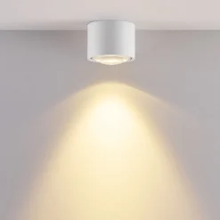MAG MINI -LED-ulkokattolamppu, valkoinen, Ø 9 cm, CCT, himmennettävä, IP44