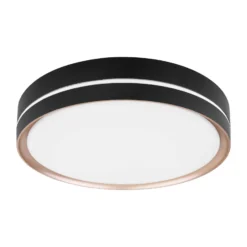 Manni LED-kattovalaisin, Ø 39 cm, musta/bronssinvärinen, CCT