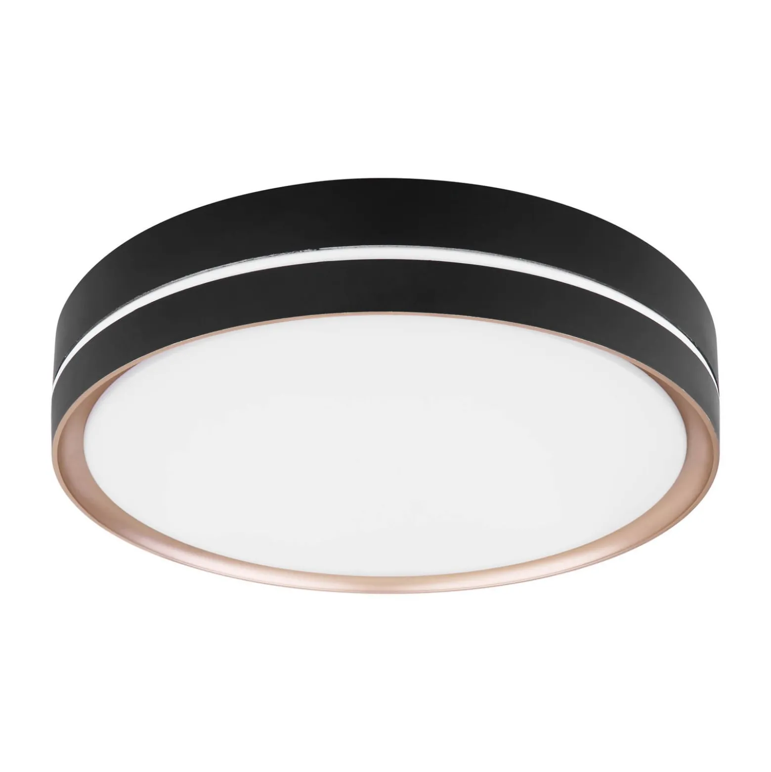 Manni LED-kattovalaisin, Ø 39 cm, musta/bronssinvärinen, CCT