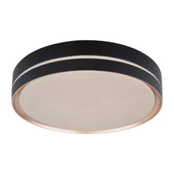 Manni LED-kattovalaisin, Ø 39 cm, musta/bronssinvärinen, CCT
