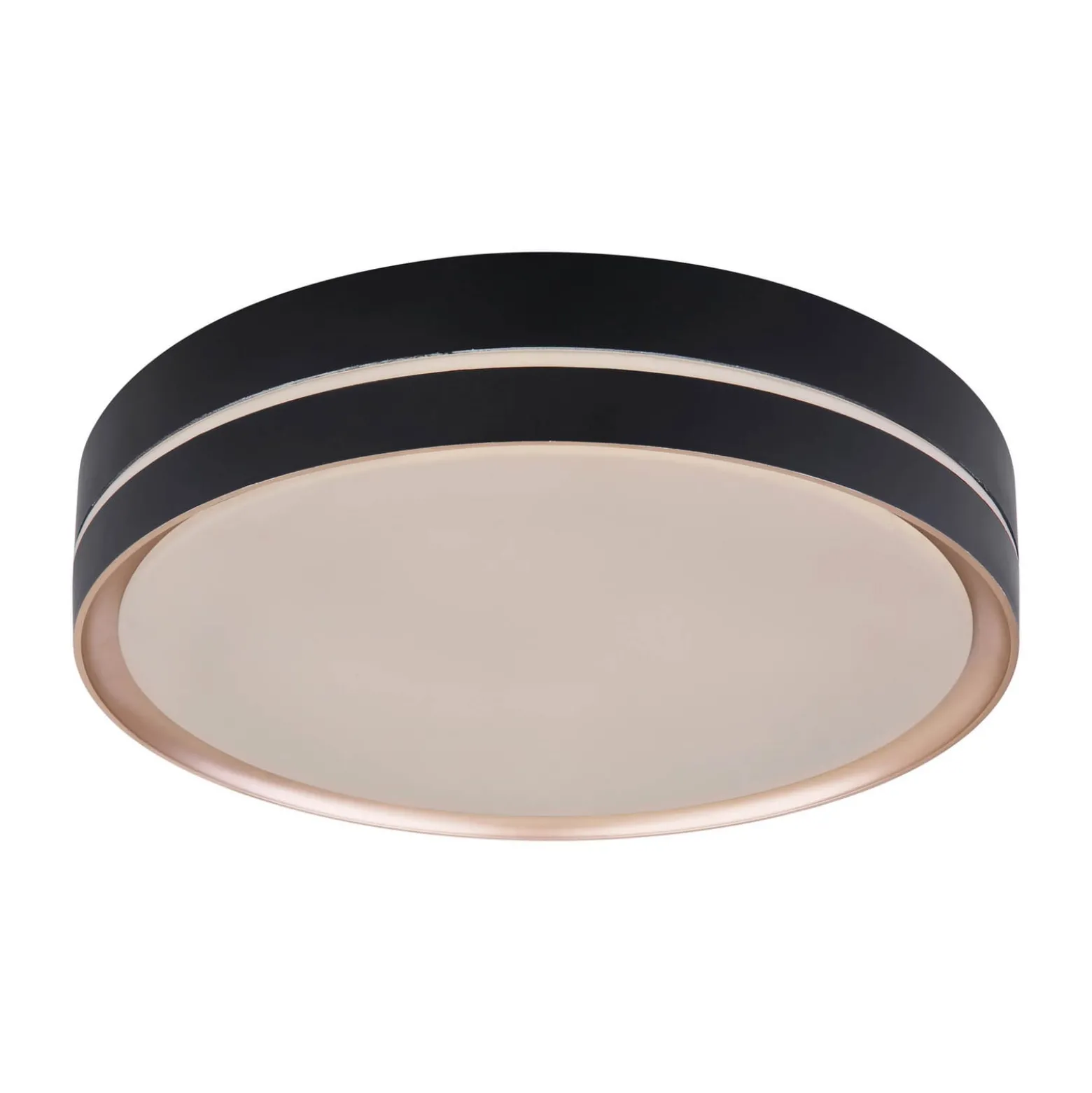 Manni LED-kattovalaisin, Ø 39 cm, musta/bronssinvärinen, CCT
