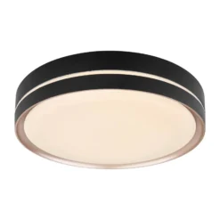Manni LED-kattovalaisin, Ø 39 cm, musta/bronssinvärinen, CCT