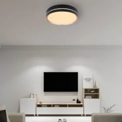 Manni LED-kattovalaisin, Ø 39 cm, musta/bronssinvärinen, CCT
