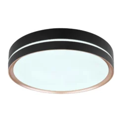 Manni LED-kattovalaisin, Ø 39 cm, musta/bronssinvärinen, CCT