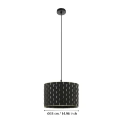 Marasales-riippuvalaisin tekstiilistä, Ø 38 cm