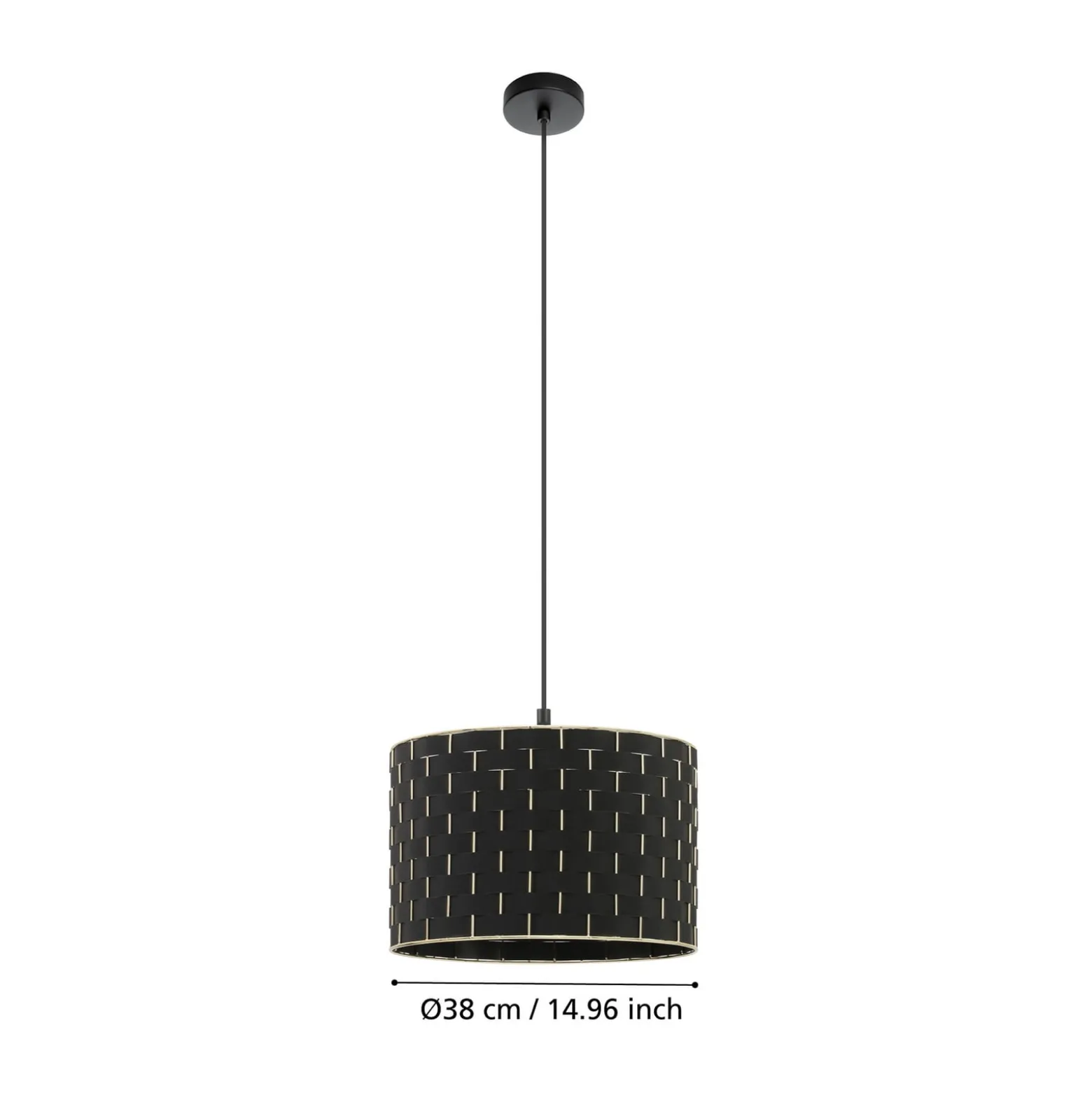 Marasales-riippuvalaisin tekstiilistä, Ø 38 cm