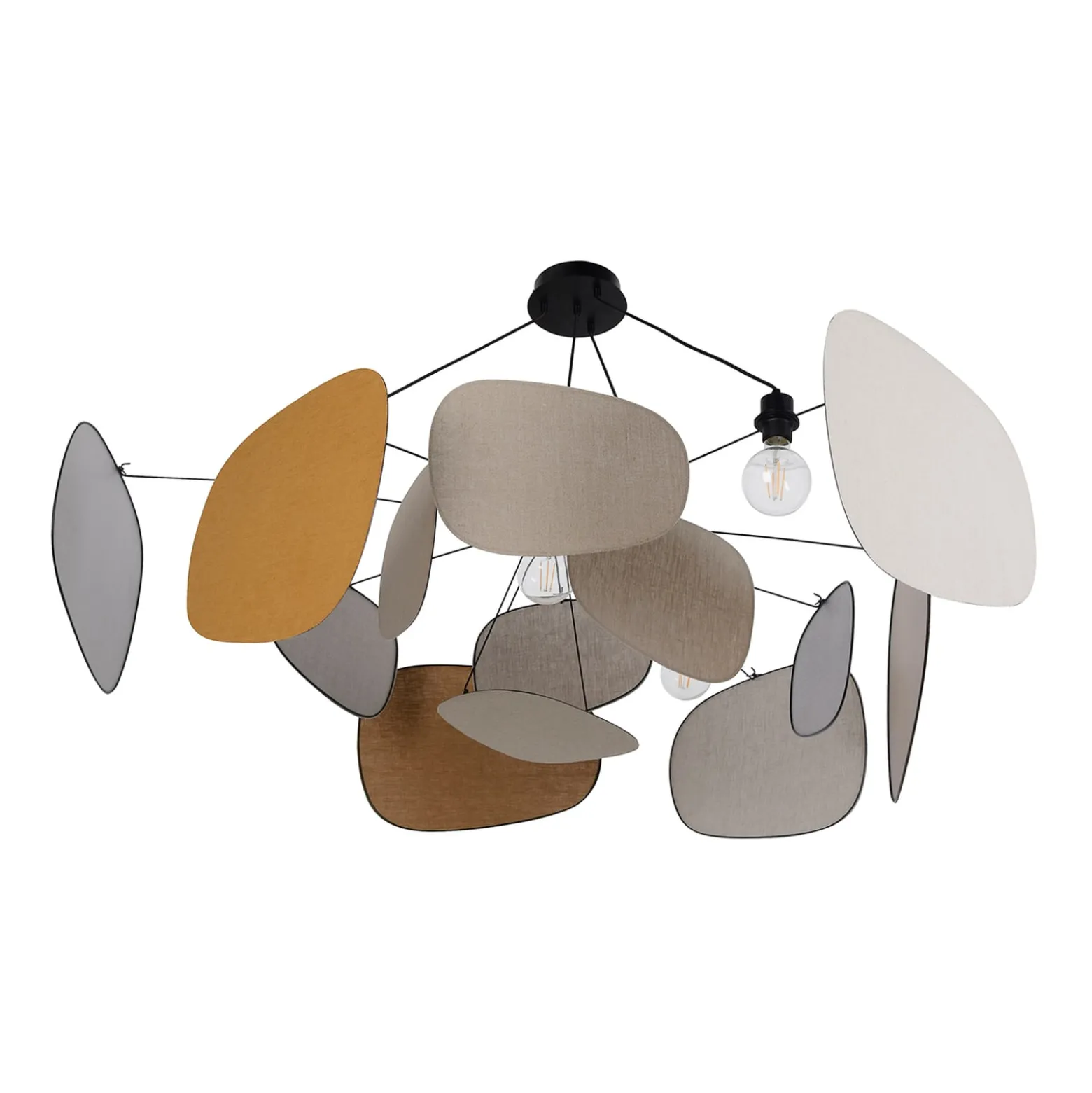MARKET SET Screen 70's -riippuvalo, Ø 150 cm, pellava, värikäs
