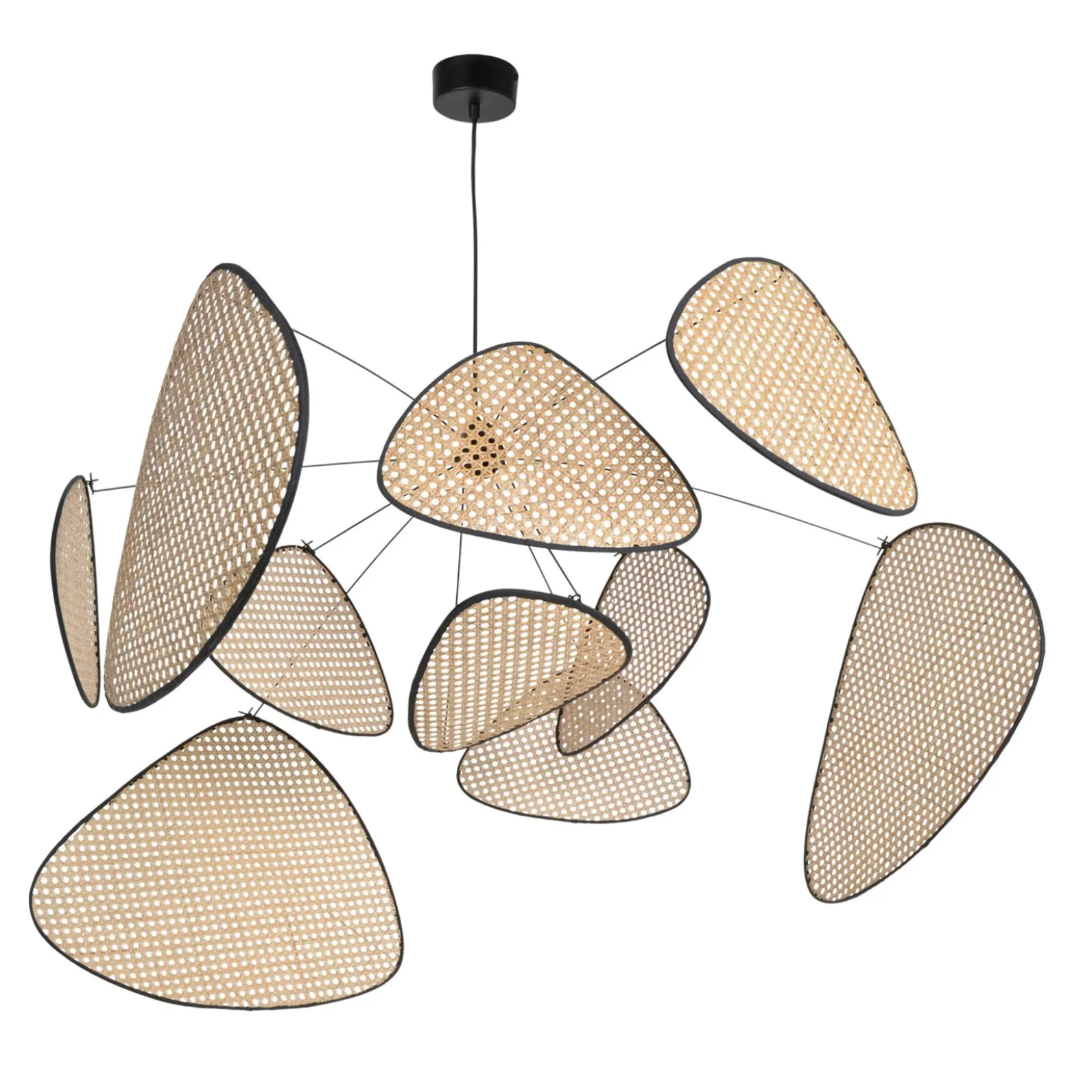 MARKET SET Screen XL -riippuvalaisin, 60 cm, luonnonväri, rottinki