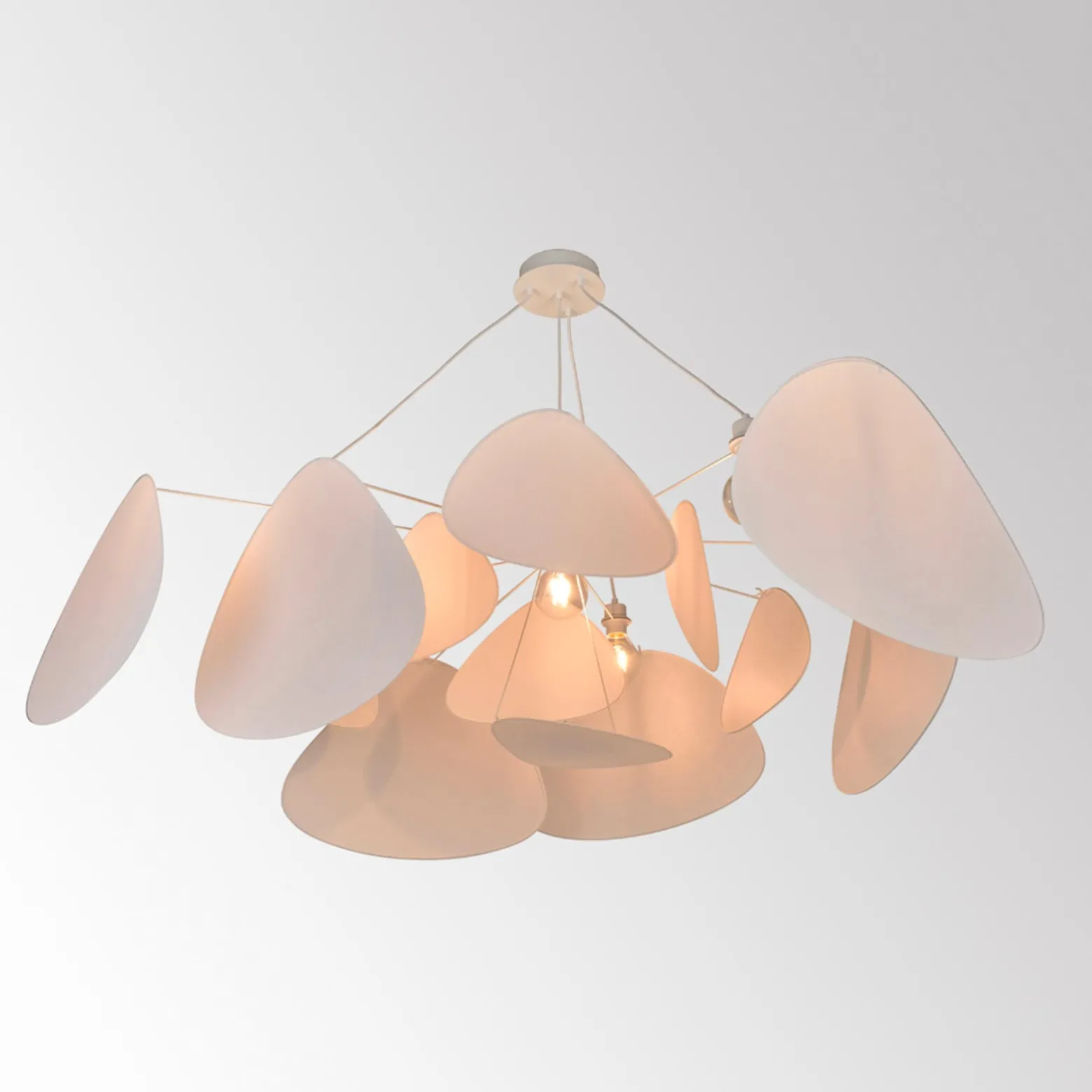 MARKET SET Screen XXL -riippuvalaisin, 90 cm, valkoinen, paperi