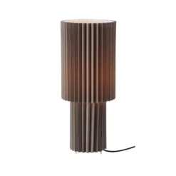 Markslöjd pöytävalaisin Catis, harmaa, korkeus 45 cm, tekstiili, E27