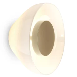 MARSET Aura LED-seinävalaisin, Ø 18 cm, opaali