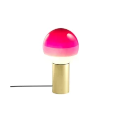 MARSET pöytälamppu Dipping Light, korkeus 22 cm, vaaleanpunainen/messinki