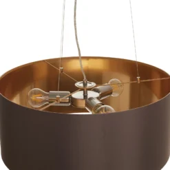 Maserlo-tekstiiliriippuvalaisin, cappuccino, 53 cm