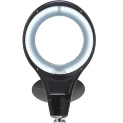 MAULmakro LED-työpistevalaisin, musta, 46 cm, jalusta