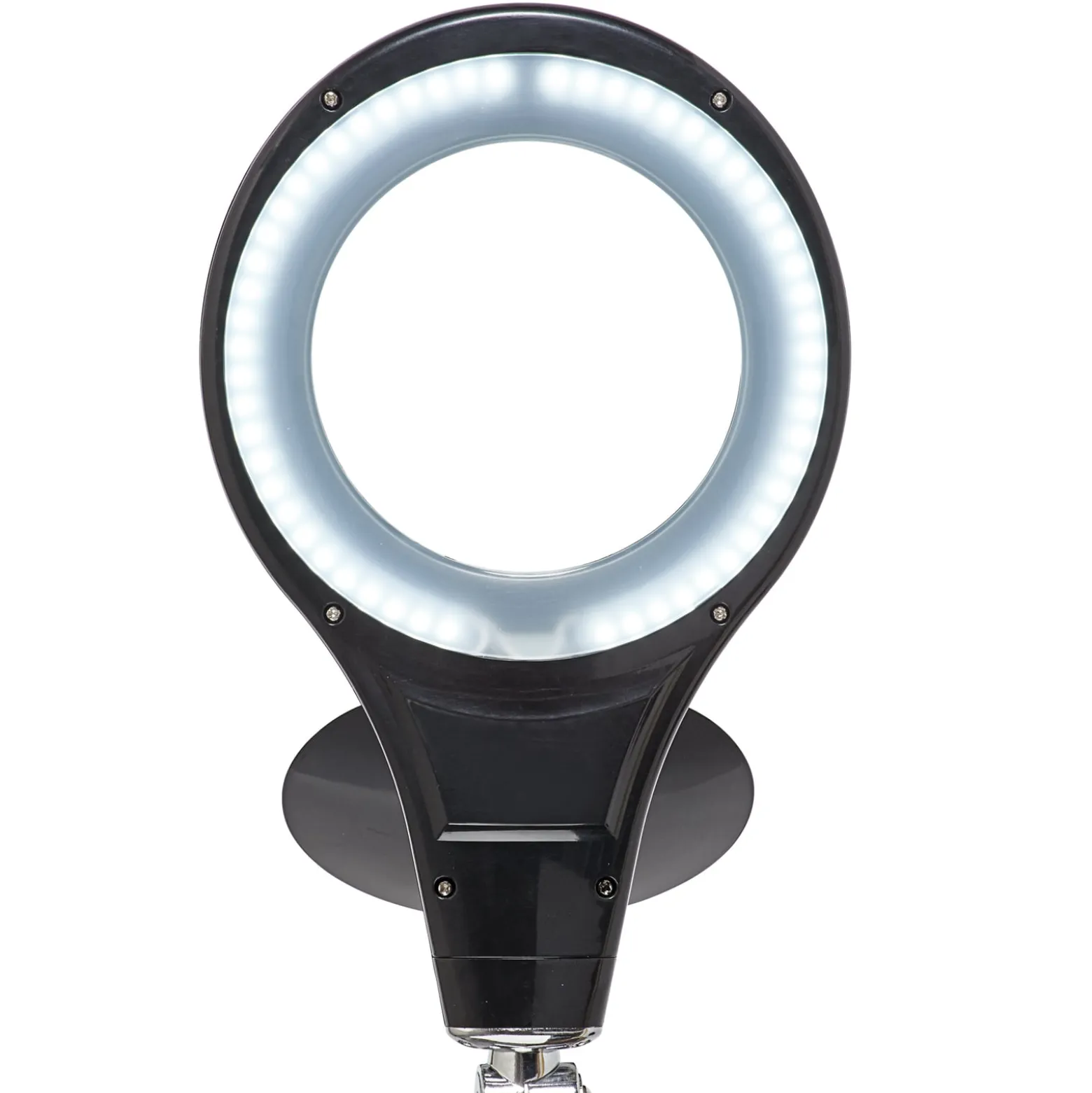 MAULmakro LED-työpistevalaisin, musta, 46 cm, jalusta