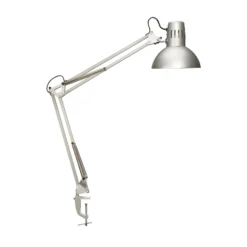 MAULstudy klipsivalaisin, hopeanvärinen, korkeus 44 cm, metallia