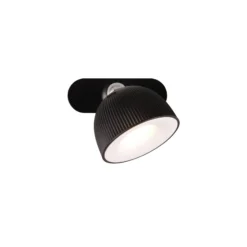Maxima LED-ladattava pöytävalaisin, musta, korkeus 41 cm, muovia