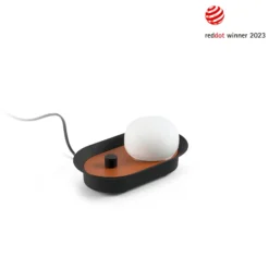 Maya LED-seinävalaisin, terrakotta, alumiini/lasi, leveys 12,2 cm