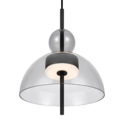 Maytoni Bangkok, pallon muotoinen, vaaleanharmaa, Ø 25 cm, lasia