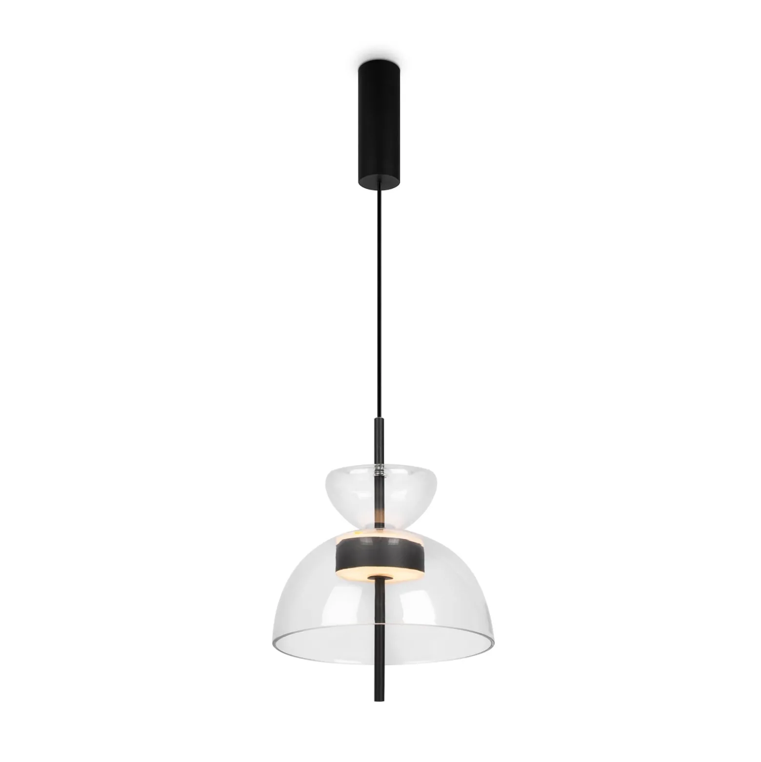 Maytoni Bangkok, rummun muotoinen, kirkas, Ø 25 cm, lasia