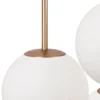 Maytoni Basic form-riippuvalaisin, valkoinen/kulta, 3-valo.