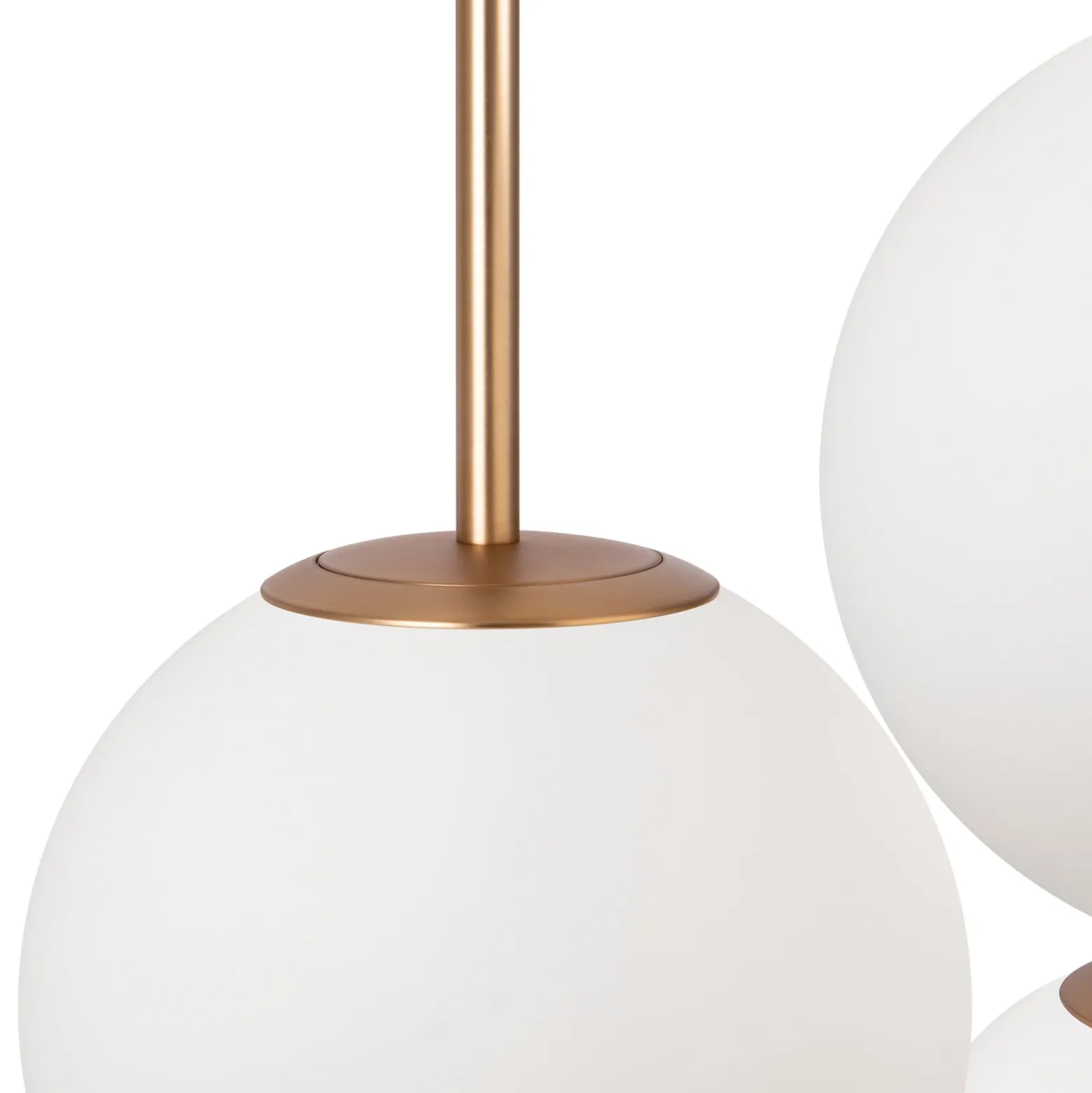 Maytoni Basic form-riippuvalaisin, valkoinen/kulta, 3-valo.