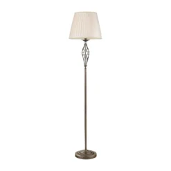 Maytoni Grace -lattiavalo, 1 lamppu messinki/beige