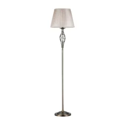 Maytoni Grace -lattiavalo, 1 lamppu messinki/beige