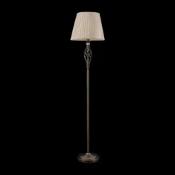 Maytoni Grace -lattiavalo, 1 lamppu messinki/beige