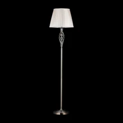 Maytoni Grace -lattiavalo, 1 lamppu messinki/beige