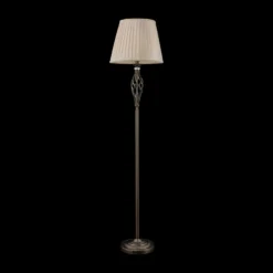 Maytoni Grace -lattiavalo, 1 lamppu messinki/beige