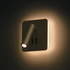 Maytoni Ios 176 LED-seinävalaisin, kulmikas, musta