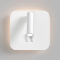 Maytoni Ios 176 LED-seinävalaisin, kulmikas, valkoinen