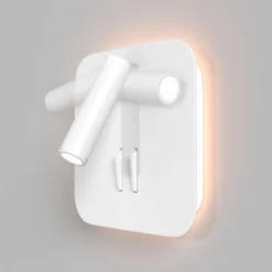 Maytoni Ios 176 LED-seinävalaisin, kulmikas, valkoinen