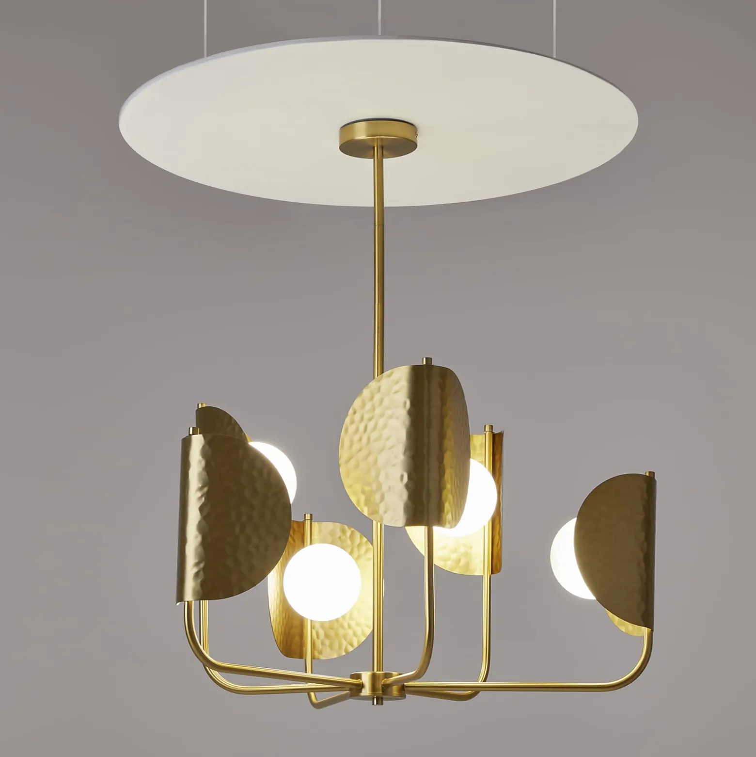 Maytoni kattovalaisin Tropic, messinki, 6-valo, leveys 78 cm