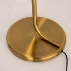 Maytoni lasinen lattiavalaisin Cabaret, messinki, korkeus 126,5 cm