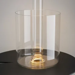 Maytoni LED ladattava pöytävalaisin AI Collaboration, lasi, kultainen