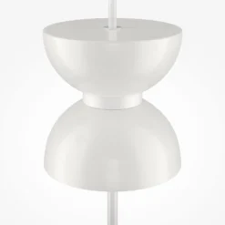 Maytoni LED-lattiavalaisin Kyoto, valkoinen, korkeus 145 cm, marmori
