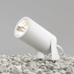 Maytoni LED-maapiikkikohdevalo Bern, valkoinen, alumiini, IP65