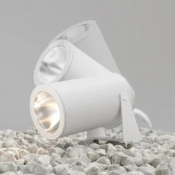 Maytoni LED-maapiikkikohdevalo Bern, valkoinen, alumiini, IP65