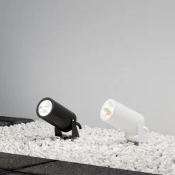 Maytoni LED-maapiikkikohdevalo Bern, valkoinen, alumiini, IP65