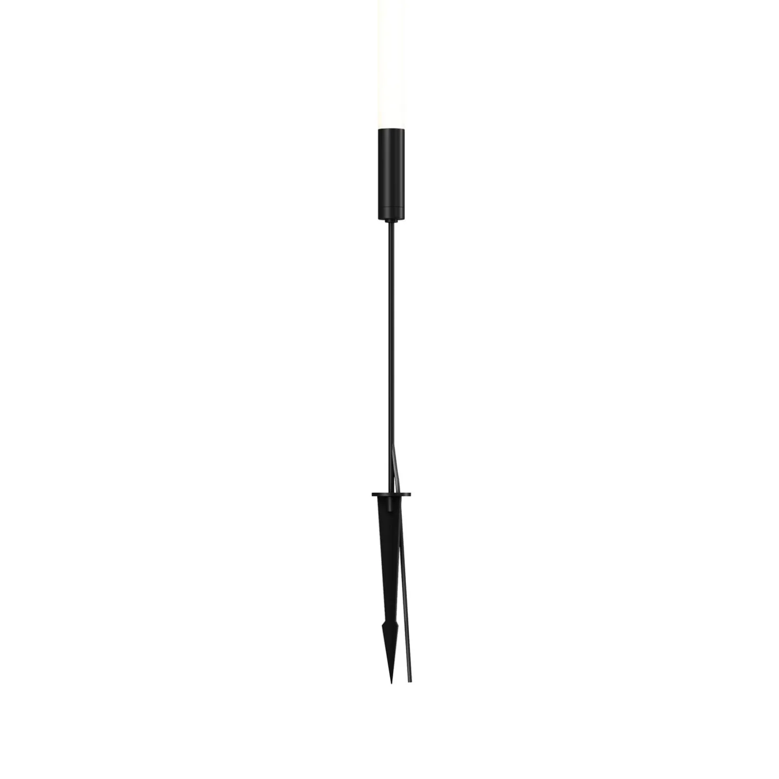 Maytoni LED-polkujen valaisin Flare, 59cm, maapiikki, grafiitti, IP65