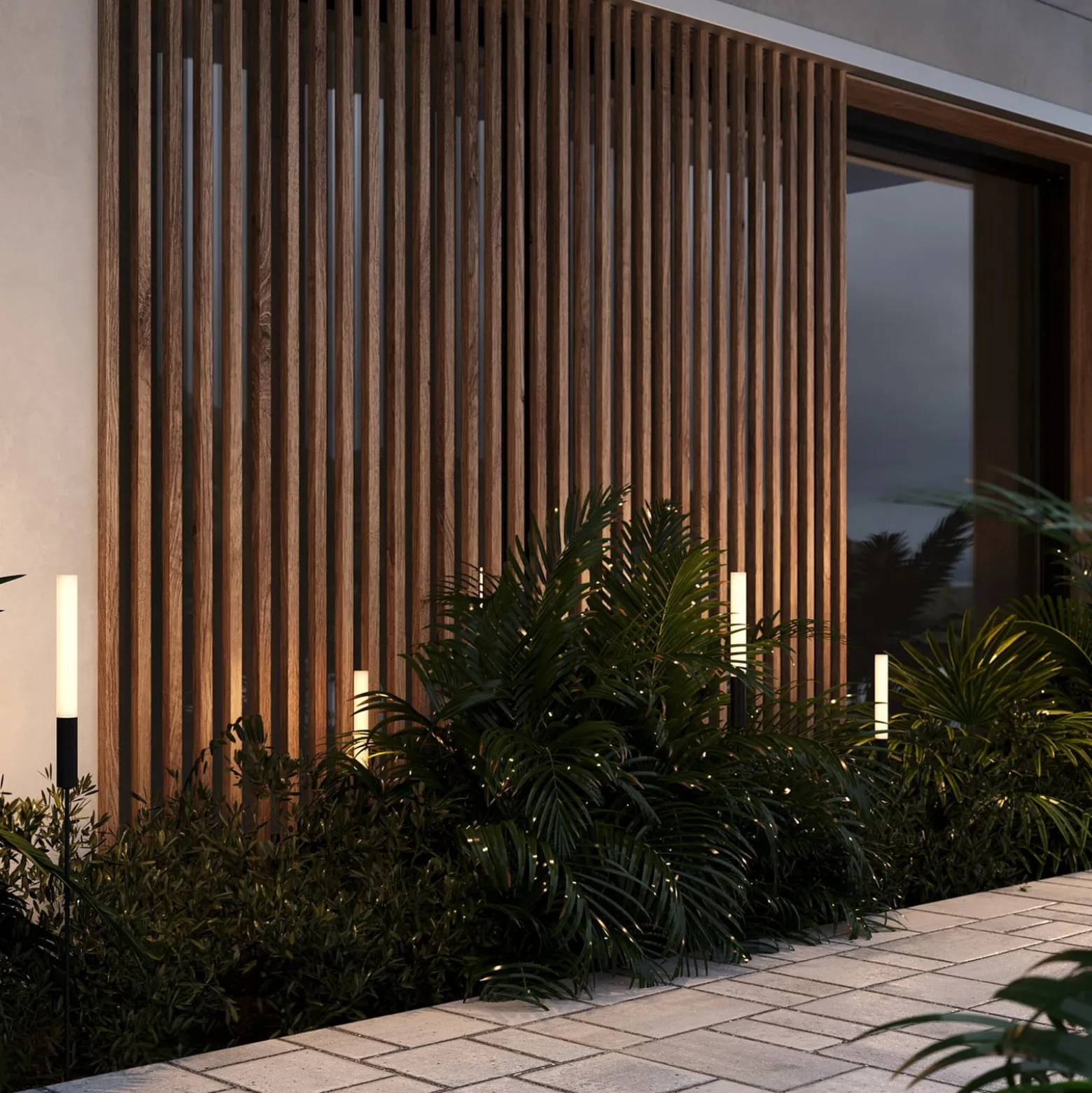 Maytoni LED-polkujen valaisin Flare, 59cm, maapiikki, grafiitti, IP65