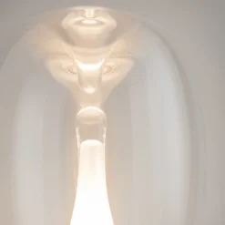 Maytoni LED-pöytävalaisin Splash, kirkas, korkeus 27,2 cm, lasi