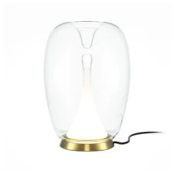 Maytoni LED-pöytävalaisin Splash, kirkas, korkeus 27,2 cm, lasi