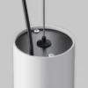 Maytoni LED-riippuvalaisin Efir, valkoinen, Ø 7,5 cm, 15 W, 38°