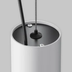 Maytoni LED-riippuvalaisin Efir, valkoinen, Ø 7,5 cm, 15 W, 38°