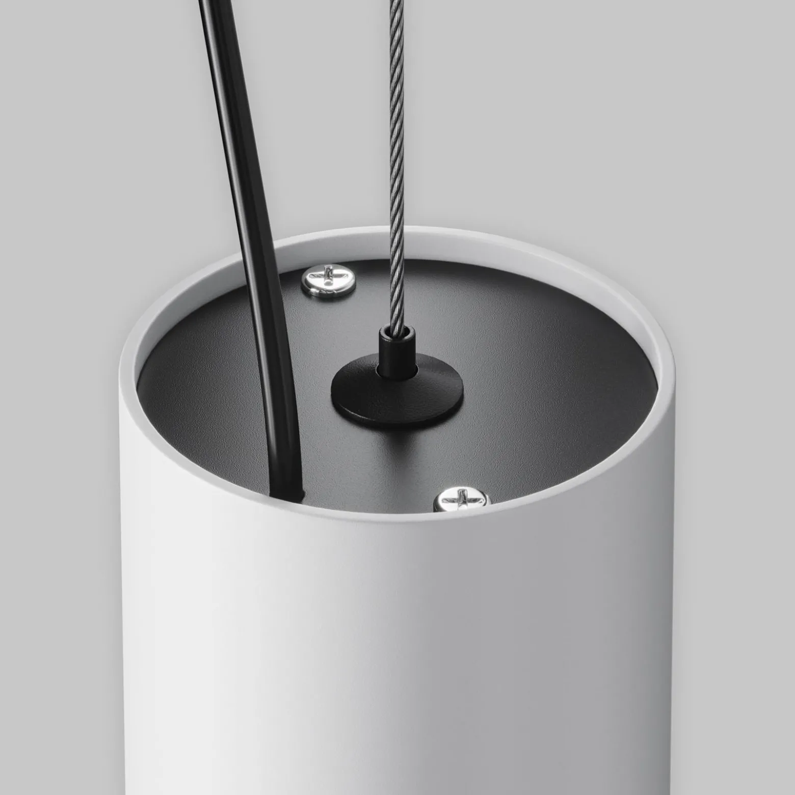 Maytoni LED-riippuvalaisin Efir, valkoinen, Ø 7,5 cm, 15 W, 38°